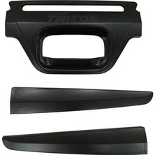 Mitsubishi L200 2007 - 2015 Arka Kapak Açma Kaplaması Siyah