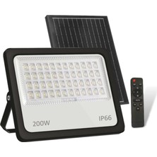 Cata Ct 4649 Kumandalı 200W Solar LED Projektör 6400K Beyaz Işık