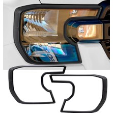 Ford Ranger T9 2022+ Far Çerçevesi Siyah