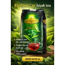 Rizedem Çay Gold 1000 gr Tozsuz