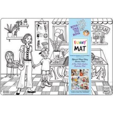 Uravas Store Funny Mat - Dondurma Dükkânı 33,5X48CM
