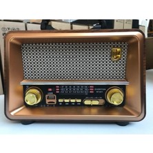 Everton Rt-817 Bluetooth Fm-Usb-Tf-Aux Şarjlı Nostaljik Radyo