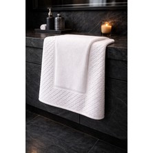 Taya Home 100% Pamuk 2'li Ayak Havlusu Yüksek Emici Lüks Banyo Paspası 50X80