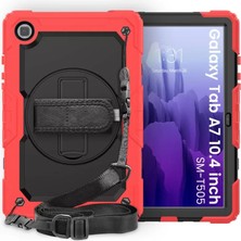 Uravas Store Galaxy T500 Tab A7 10.4 Kılıf Pars Tablet Kapak - Kırmızı