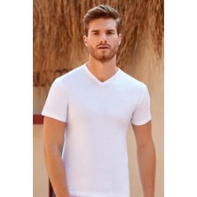 Berrak 1006-1007 3'lü Erkek Siyah V Yaka