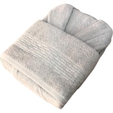 Royam Mevsim %100 Pamuklu Bornoz + Baş Havlusu