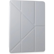 Uravas Store Galaxy Tab A9 Kılıf Kalemlikli Mars Tablet Kılıfı - Gri
