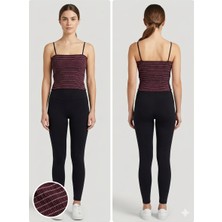 CHNA Kadın Günlük Yazlık Esnek Şık Renkli Crop Özel