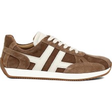 Celal Gültekin Kadın Vizon Süet Deri Sneaker