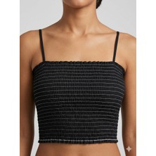 CHNA Kadın Günlük Yazlık Esnek Şık Renkli Crop Özel