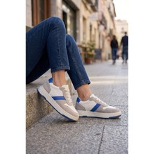 Panorama Deri ve Süet Detaylı Kadın Günlük Sneaker