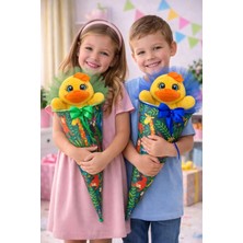 Koni Club Happy Farm Koleksiyonu Peluş Civciv Koni Hediye Seti – 23 Nisan Çocuk Sürpriz Paketi