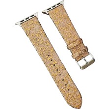 Uravas Store Watch 42MM Creeper Desenli Kordon - Gold