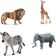 Senka Bma-13 Pvc Pakette Dörtlü Vahşi̇ Hayvanlar