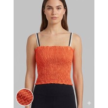 CHNA Kadın Günlük Yazlık Esnek Şık Renkli Crop Özel