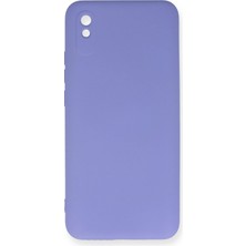 Uravas Store Redmi 9A Kılıf Nano Içi Kadife Silikon - Lila