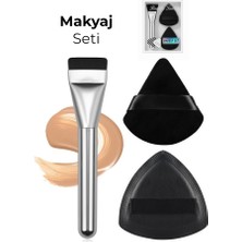 MUJGAN Makyaj Aplikatör Seti 2 Sünger + 1 Fırça