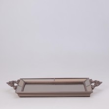 Selim Julia Aynalı Tepsi Taupe