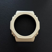 Casio G-Shock GA-2100 Krem Plastik Orijinal Shock Lastiği Kasa Silikonu