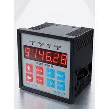 Peykan PEY-402 Endüstriyel Dijital Metraj Sayıcı - Tur Sayıcı ve Enkoder Girişli Metre Ölçer (RS232 PC Bağlantılı) Röle Çıkışlı ve Kalibre Edilebilir