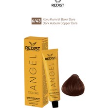 Redist Redıst Sac Boyası 6/43-Koyu Kumral Bakır Dore 60 ml