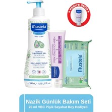 Mustela Nazik Günlük Bakım Seti + 20 ml Pişik Kremi Seyahat Boy