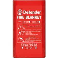 Viva Sertifikalı Yangın Battaniyesi Kutulu, 1.2x1.2 M, EN1869-NFPA701, 1100°C Dayanıklı, Ev Tipi