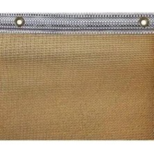 Kampya Krem 1,5mt x 6mt Gölgelik File %95 Lik Gölgelik Kumaş Kolonlu Kuş Gözlü