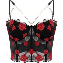 AGM Dantel Büstiyer ,  Korse Büstiyer , Crop Büstiyer