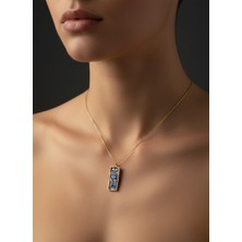 G&A Jewels Doğanın Koruyucusu 925 Ayar Oksitli Yaldız (Altın) Kaplama Gümüş Kolye