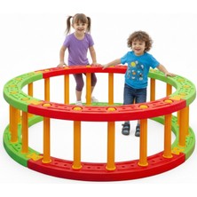 Exectus Yuvarlak Aktivite ve Denge Parkuru 145 cm Çap Koordinasyon Seti