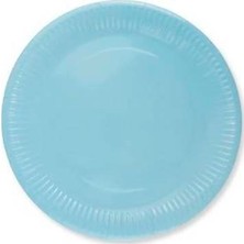 Party Express Karton Tabak 23CM 8'li - Mavi / Blue