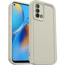 Uravas Store A74 4g Kılıf Viera Silikon - Krem