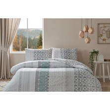 Taç Yeni Sezon Tek Kişilik Nevresim Takımı  ( 120 x 200 cm Lastikli Çarşaflı ) Maxwell Gri