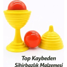 Asiltech Sarı Renk Sihirli Kupa Top Kaybetme Oyunu 7 cm