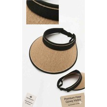 Hasır Vizör Şapka