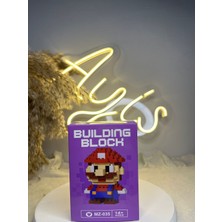 Süper Mario Karakter Figür Oyuncak - 3D Yapboz Puzzle Yapı Oyuncak