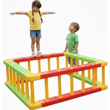 Exectus Kare Aktivite ve Denge Parkuru 136 cm Anaokulu Tipi Koordinasyon Seti