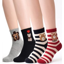 Wear Treasure 4 Lükarışıkrenkve Desenkolej Çorap