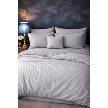 More Home  Tek Kişilik  Lastikli Çarşaf Nevresim Takımı   Gri