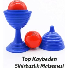 Asiltech Mavi Renk Sihirli Kupa Top Kaybetme Oyunu 7 cm