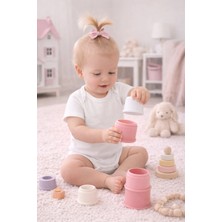 Pamuk Saray %100 Pamuk Kısa Kollu Bebek Zıbını Kırık Beyaz Amerikan Yaka Çıtçıtlı Body 0-36 Ay 1 Adet