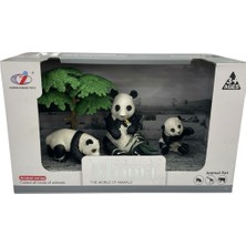 Tufy Toys Panda Ailesi Figür Seti- Hayvan Model Oyuncak