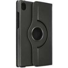 Uravas Store Tab M8 Kılıf 360 Tablet Deri Kılıf - Siyah
