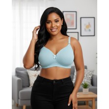 Wear Treasure Telsiz Süngerli C Cup Toparlayıcı Büyük Beden Fitilli Sütyen