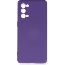 Uravas Store Reno 5 Kılıf Nano Içi Kadife Silikon - Mor