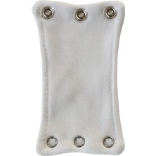 Pamuk Saray Organik Pamuk Body Zıbın Uzatma Aparatı 3 Çıtçıtlı 9,5 mm