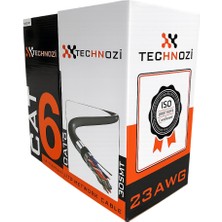 Technozi 23AWG Yüksek Kalite Cat6 305M Internet Ethernet Kablosu
