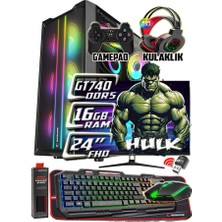 Warbox Hulk Gaming Takım Bilgisayar GeForce GT740 Ekran Kartı Xeon X5650 16GB Ram 256GB SSD 250GB HDD