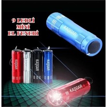 Kaia Life Süper Parlak 9 Ledli Metal Mini El Feneri